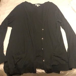 Black cardigan